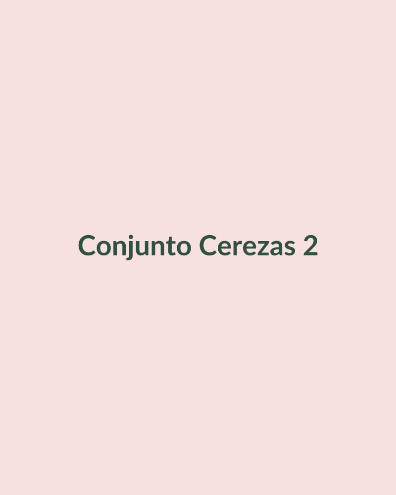 Conjunto Cerezas