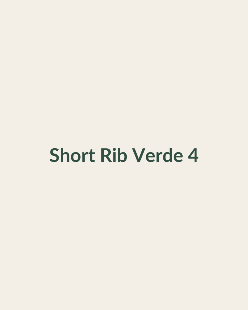 Short Rib Verde