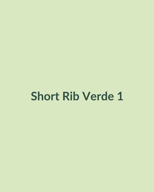 Short Rib Verde