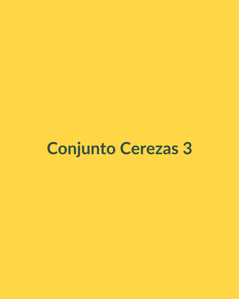 Conjunto Cerezas