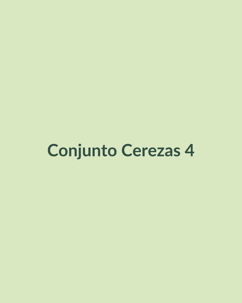 Conjunto Cerezas
