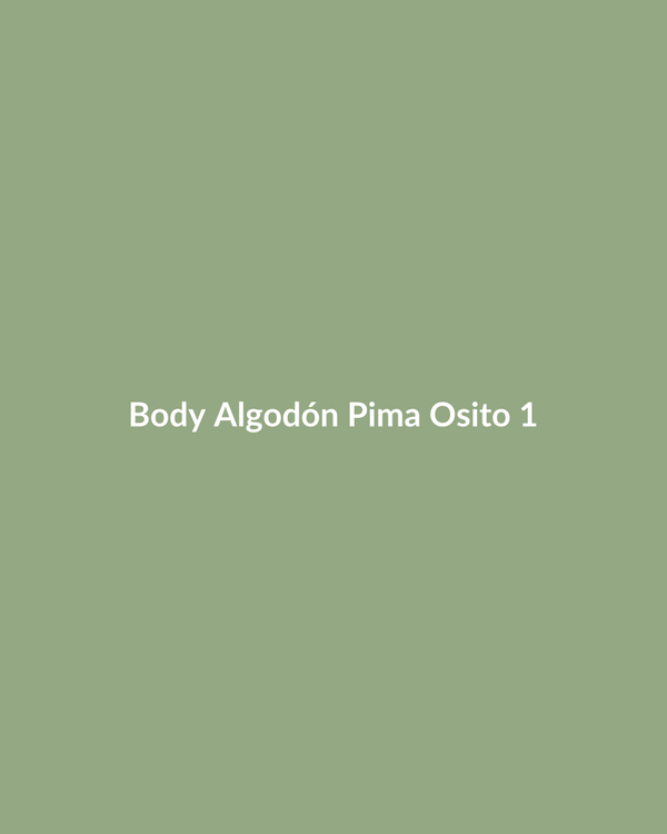 Body Algodón Pima Osito