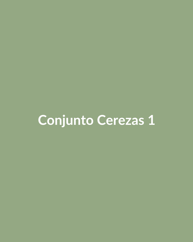 Conjunto Cerezas