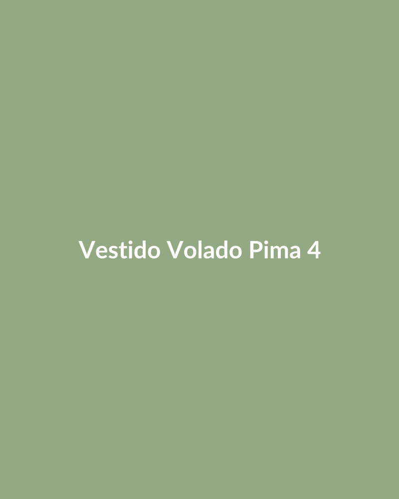 Vestido Volado Pima
