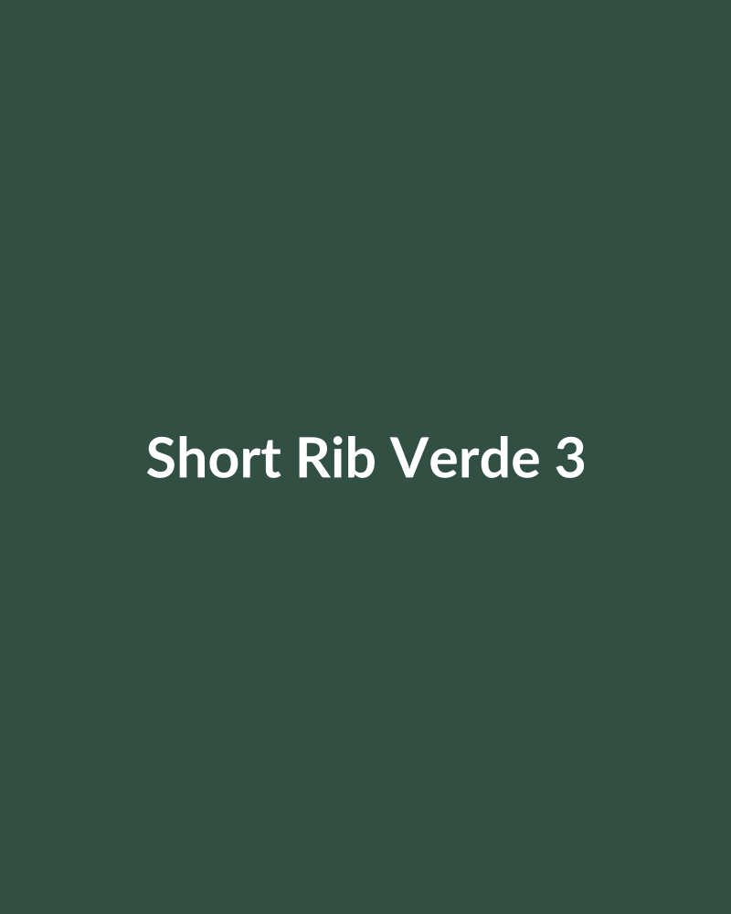 Short Rib Verde