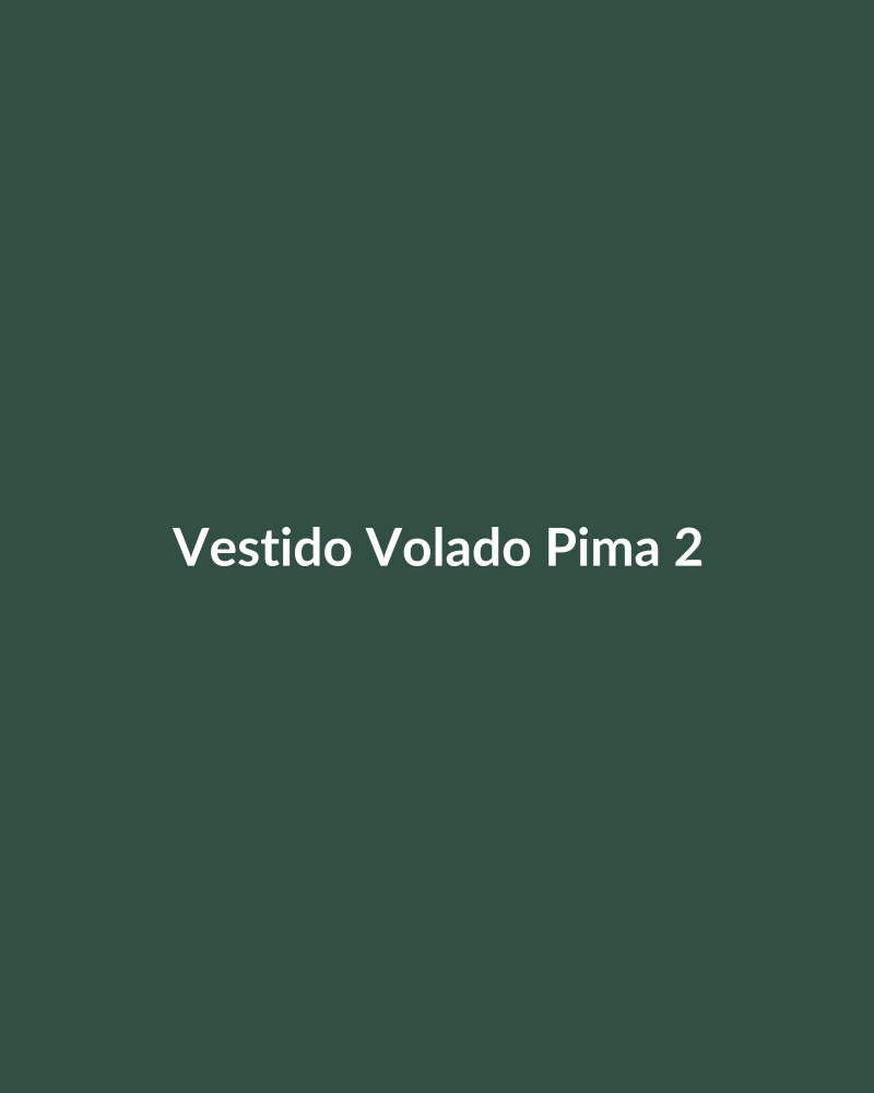Vestido Volado Pima